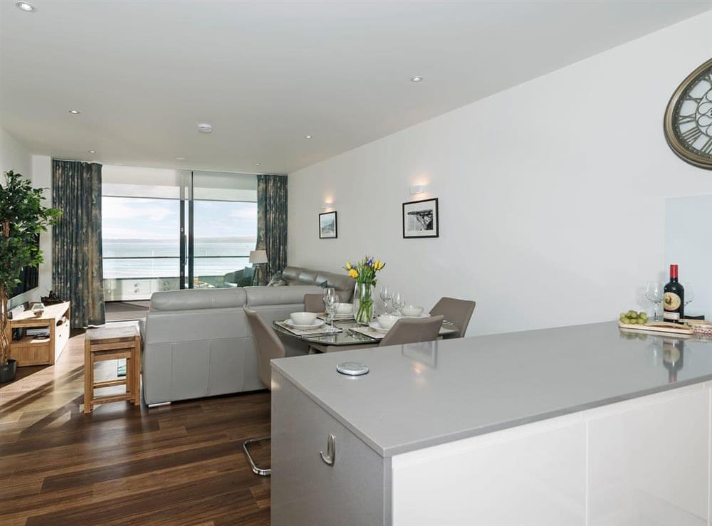 Light and airy open plan living space with breathtaking views at Bay View in Torquay, Devon