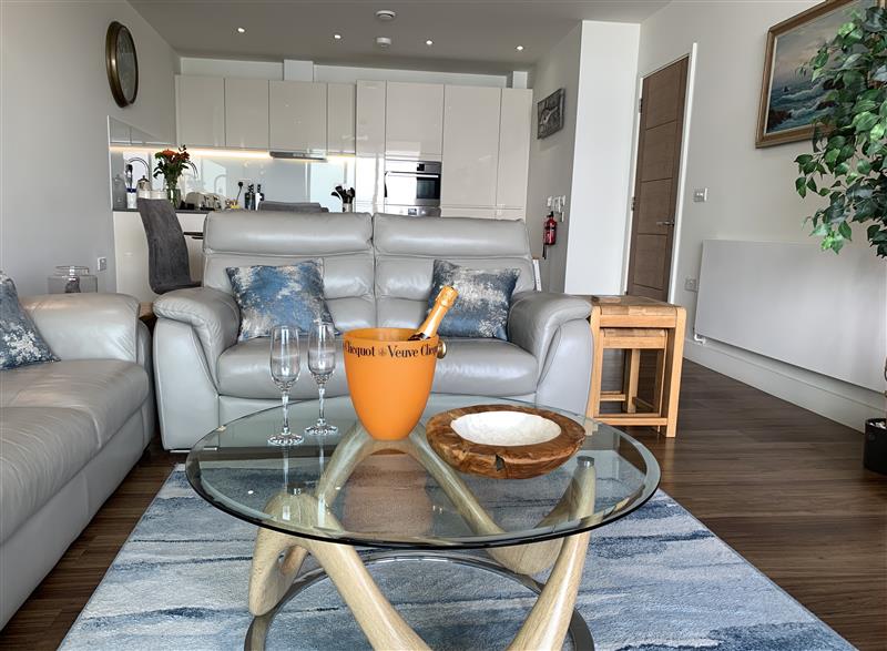Relax in the living area at Bay View, Torquay