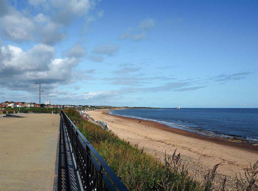 The popular Whitley Bay promenade