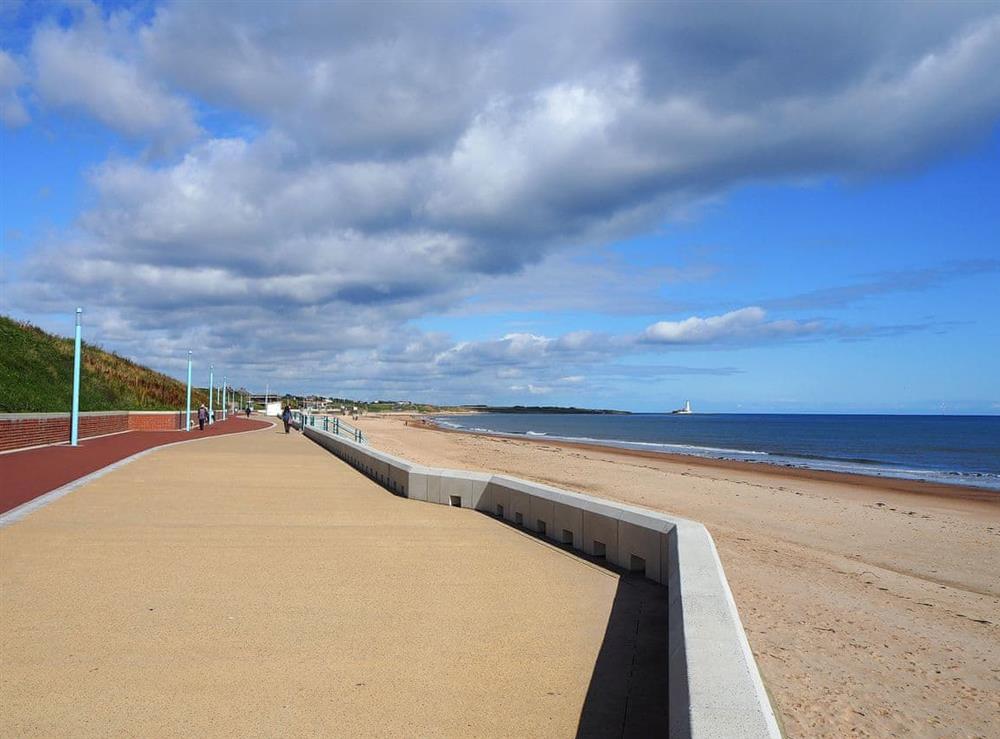 The popular Whitley Bay promenade