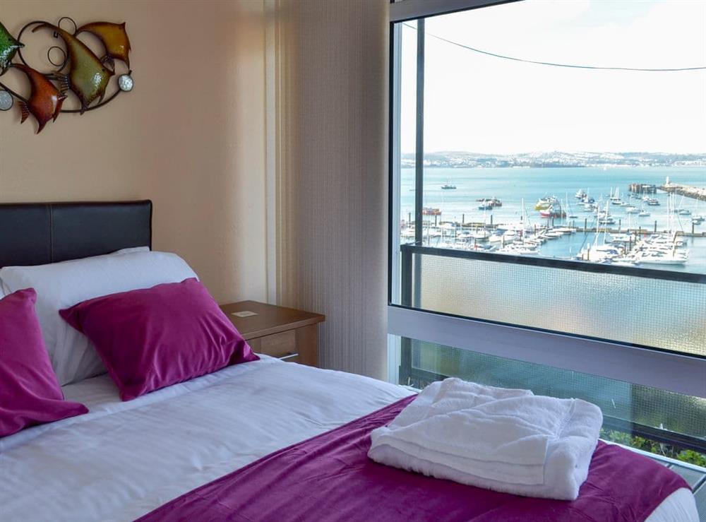 Double bedroom with sea view (photo 2) at Bay Watch in Brixham, Devon