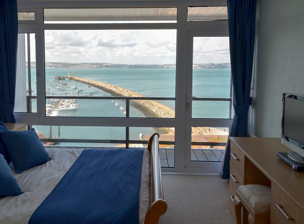 Double bedroom with sea view (photo 3) at Bay Watch in Brixham, Devon