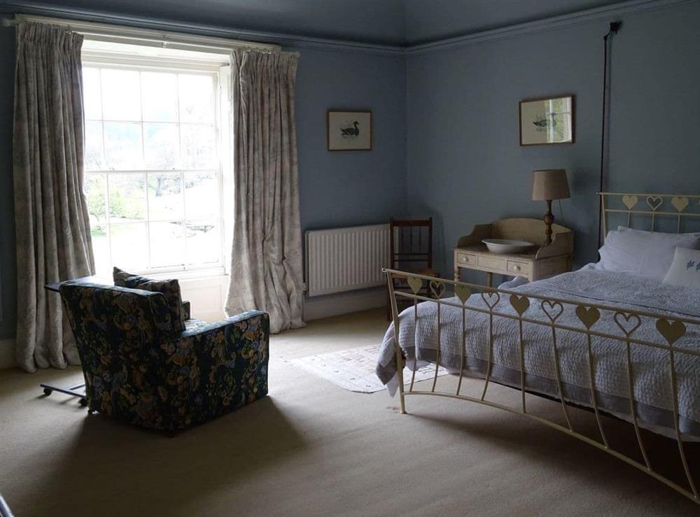 Master bedroom at Baysdale Abbey in Kildale, near Stokesley, North Yorkshire