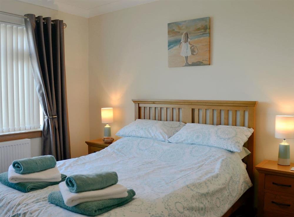 Comfortable double bedroom at Bayshiel in Stranraer, Wigtownshire