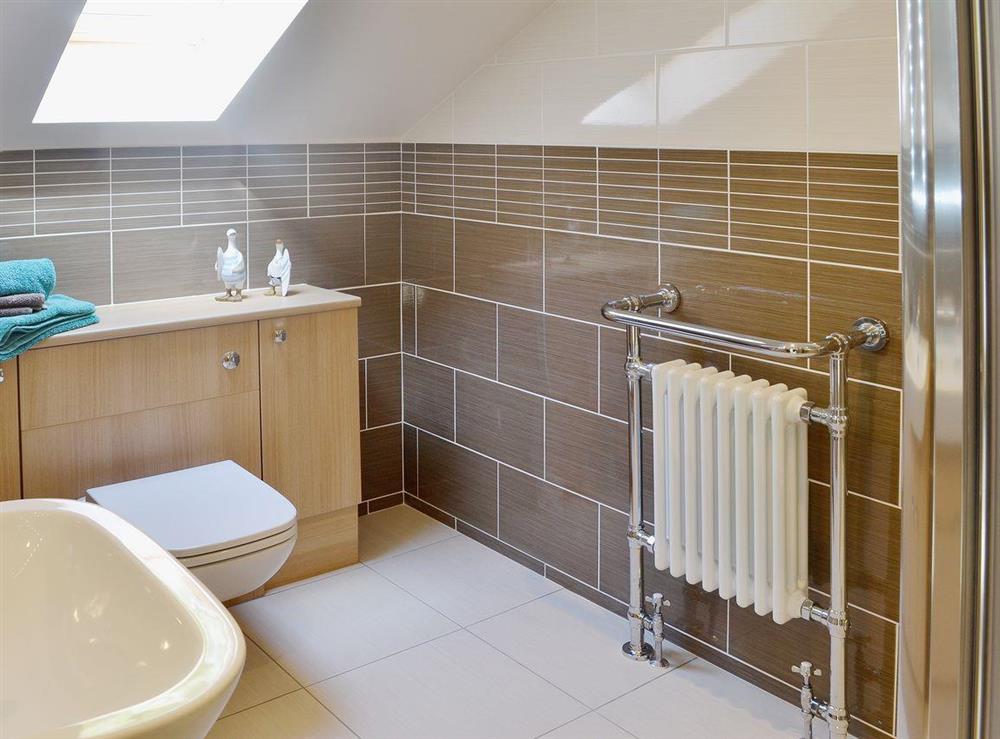 Shower room at Bayshiel in Stranraer, Wigtownshire