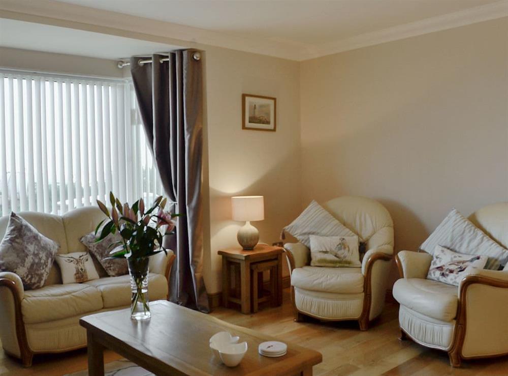 Spacious living room at Bayshiel in Stranraer, Wigtownshire