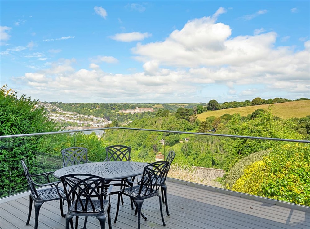 Terrace at Baytree House in Kingswear, Devon