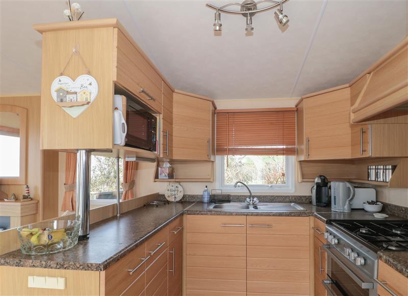 The kitchen at Bayview 22, West Quantoxhead