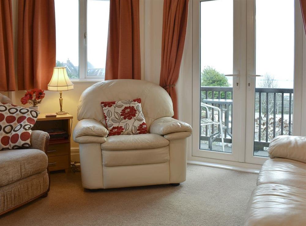 Living room at Bayview in Weymouth, Dorset