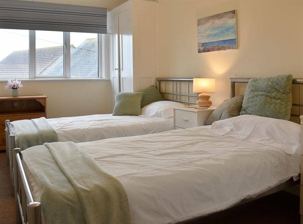 Twin bedroom at Bayview in Weymouth, Dorset