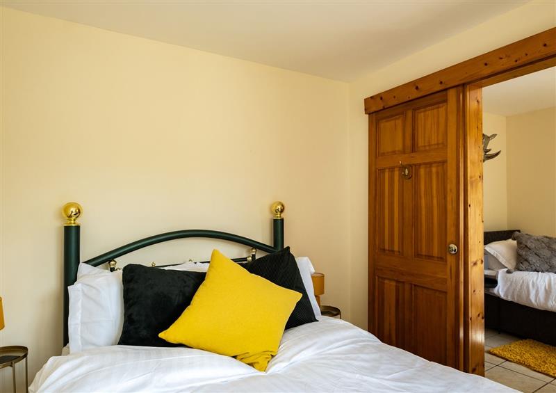 One of the bedrooms at Baywatch Sands, Polzeath