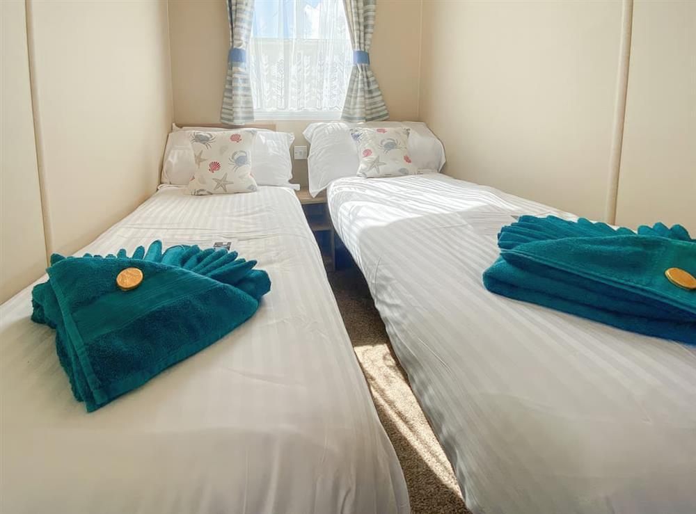Twin bedroom at Beach Break in Westward Ho!, Devon