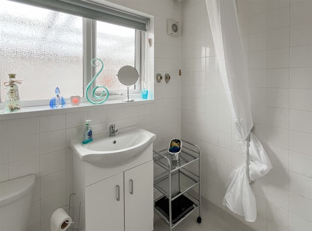 Bathroom at Beach Bungalow in Bognor Regis, West Sussex