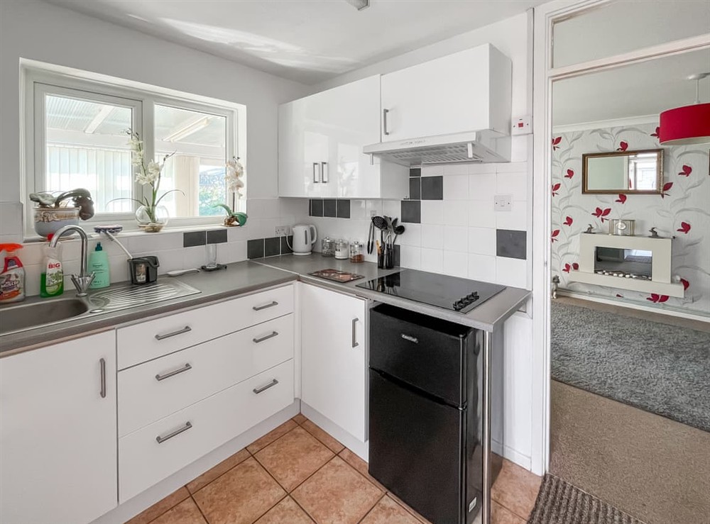 Kitchen at Beach Bungalow in Bognor Regis, West Sussex