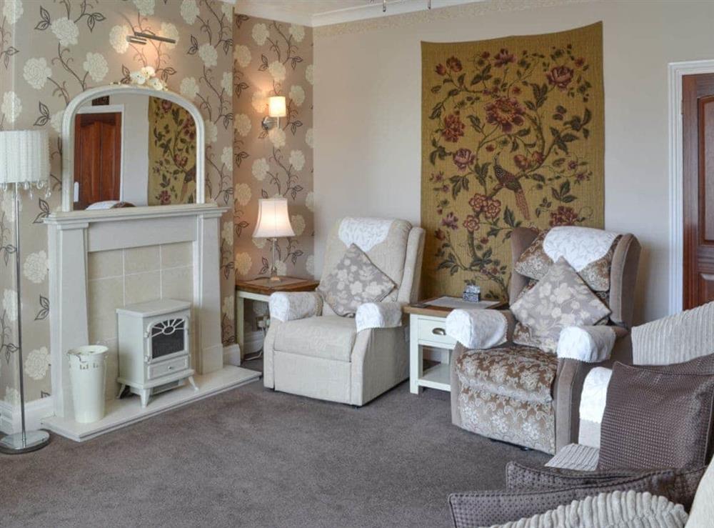 Living room at Beach Cottage in Bridlington, North Humberside