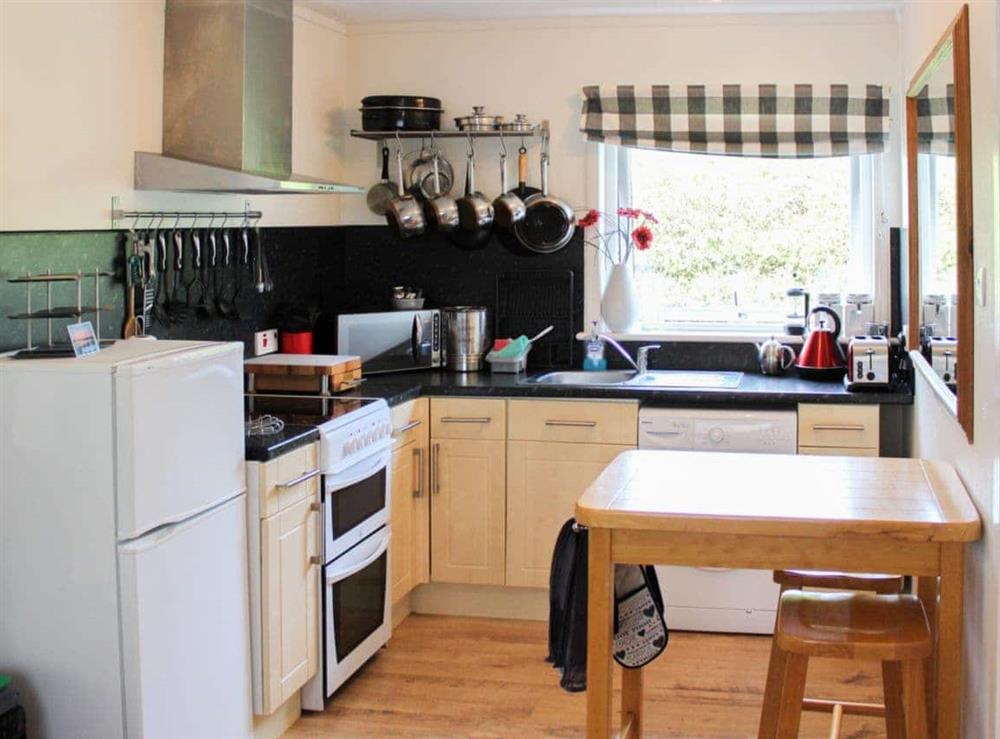 Lovely well equipped kitchen at Beach Cottage in Clachangarbh, Gairloch, Ross-Shire