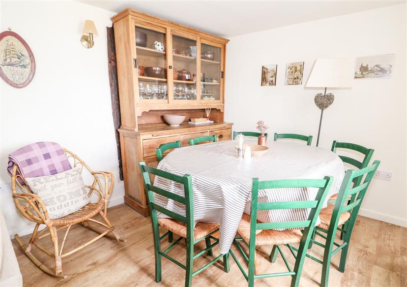 The dining area at Beach Cottage, Cley-Next-The-Sea near Salthouse