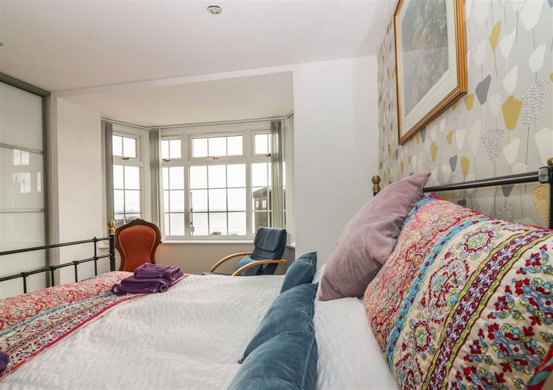 One of the bedrooms at Beach Cottage, Kinghorn