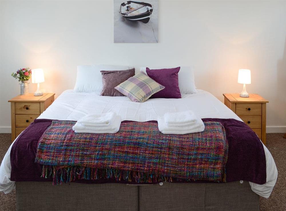 Double bedroom at Beach Cottage in Nairn, Morayshire