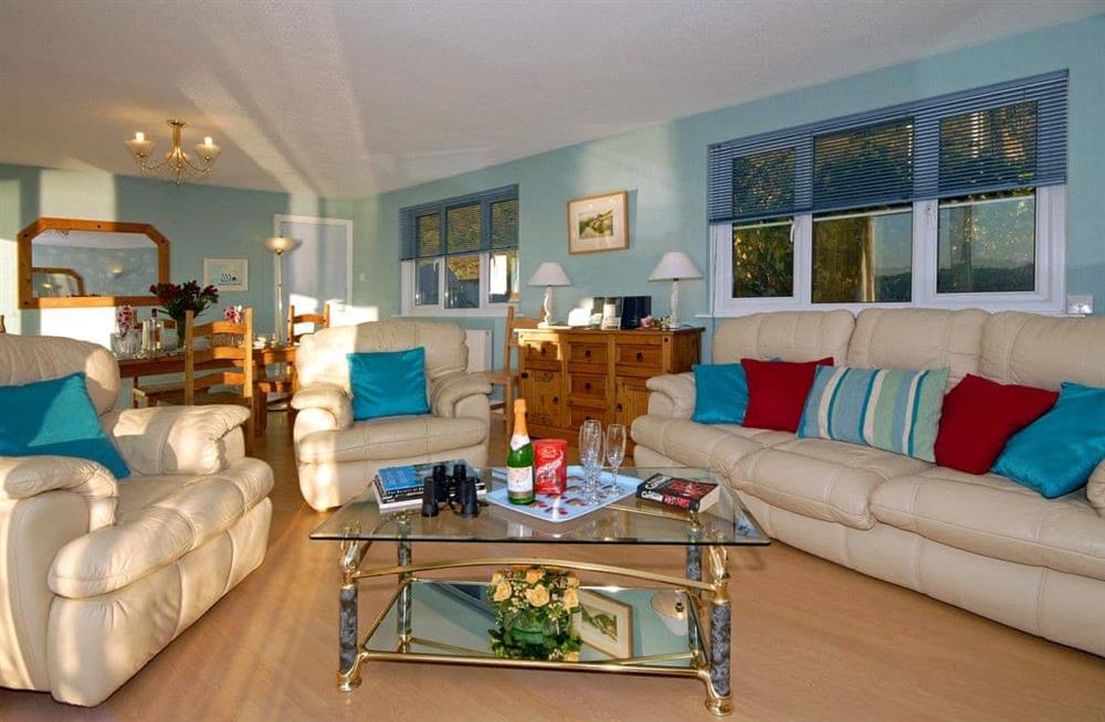 This is the living room at Beach Croft in Pembroke Dock, Pembrokeshire, Dyfed