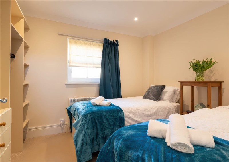 One of the bedrooms at Beach House, Bembridge