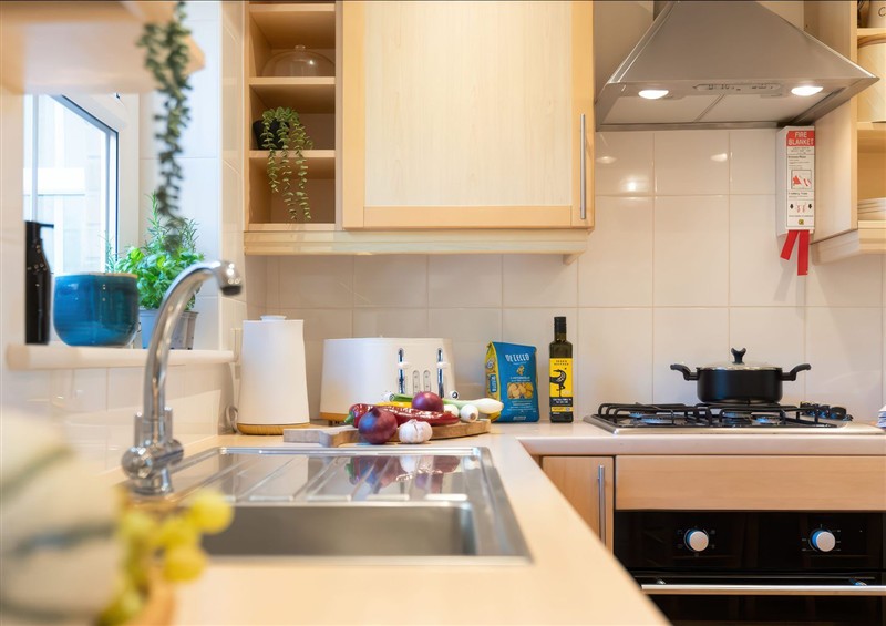 This is the kitchen at Beach House, Bembridge