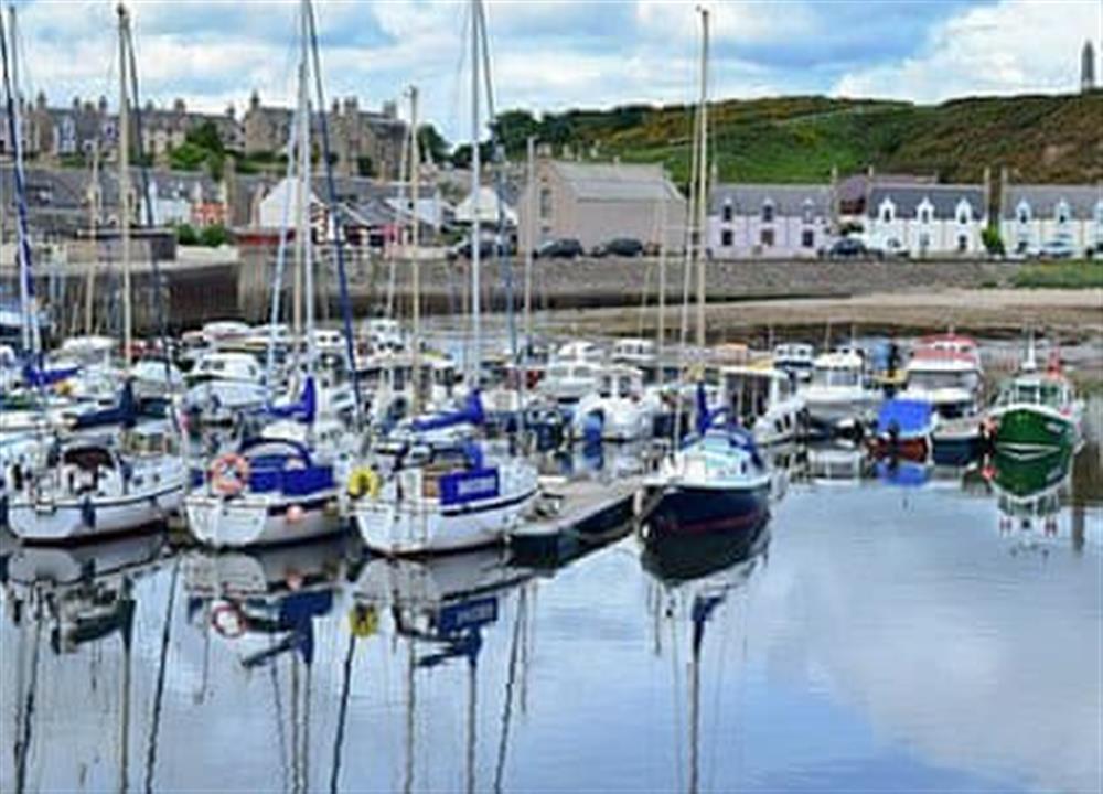 Findochty Harbour at Beach House in Findochty, near Cullen, Moray, Banffshire