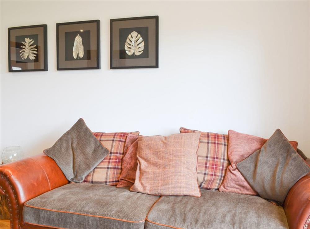 Tastefully decorated and furnished living room at Beach House in Nairn, Highlands, Morayshire
