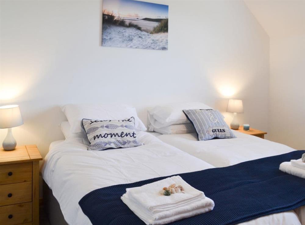 Warm and inviting double bedroom with zip and link twin beds (photo 6) at Beach House in Nairn, Highlands, Morayshire