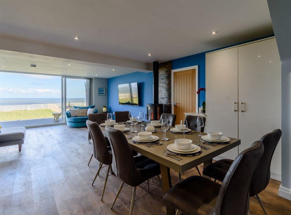 Dining Area at Beach House in Reighton Gap, near Filey, North Yorkshire