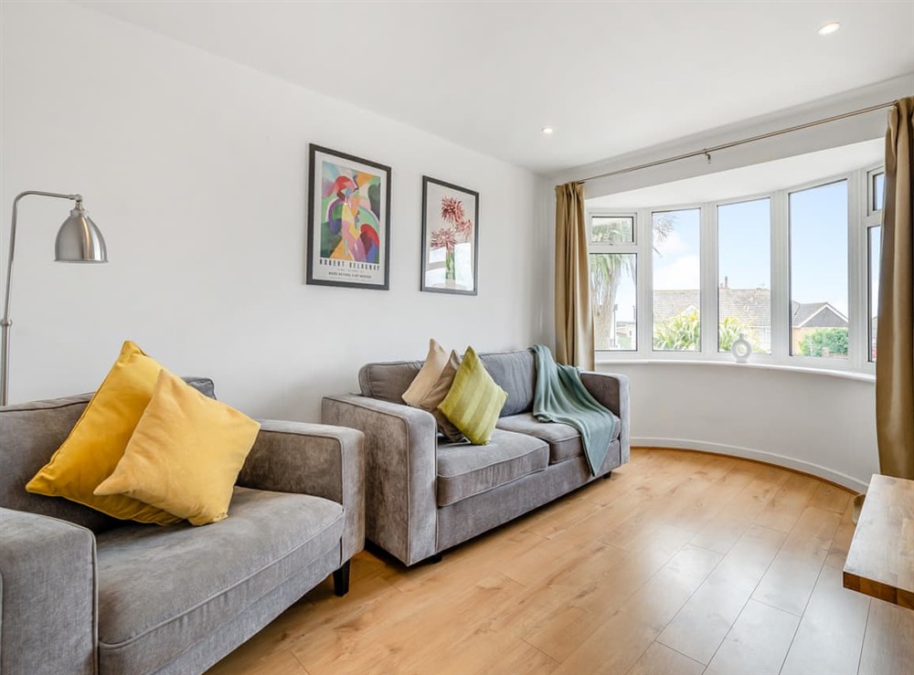 Living area at Beach House in Seaford, East Sussex