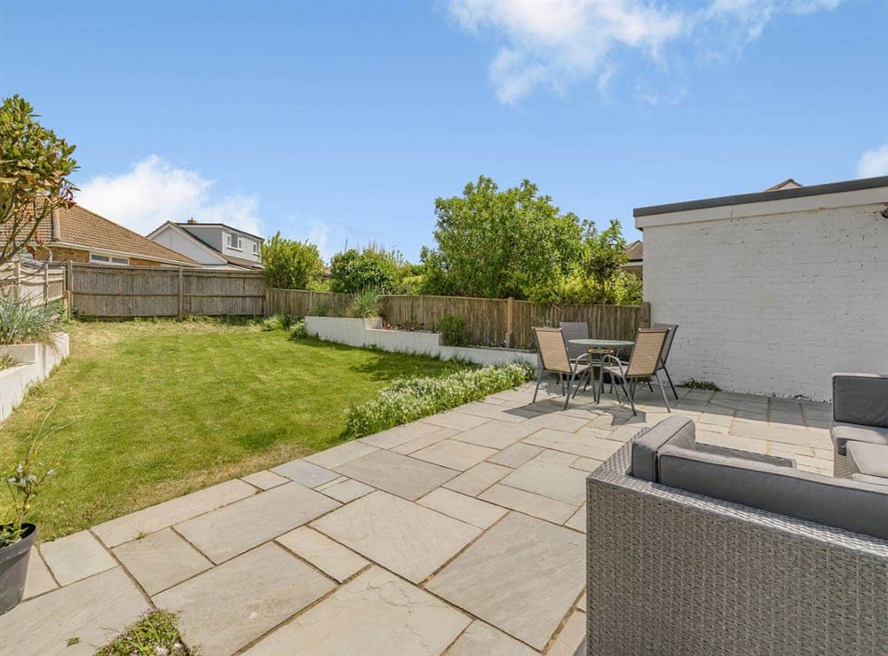 Patio at Beach House in Seaford, East Sussex
