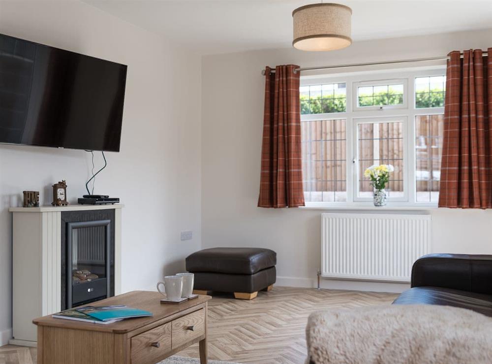 Living room at Beach Lodge in Winthorpe, Lincolnshire