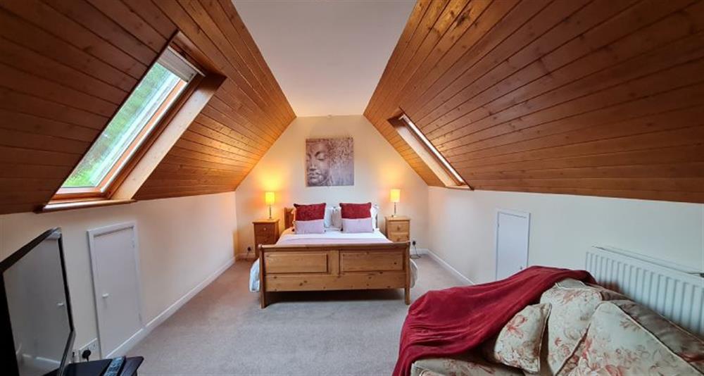 Master bedroom at Beach Retreat, Brancaster near Kings Lynn