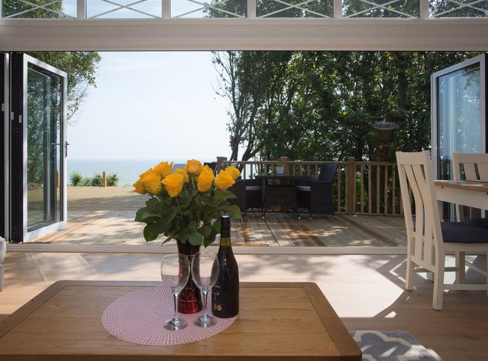 View from the living room at Beach Retreat in Corton, near Lowestoft, Suffolk