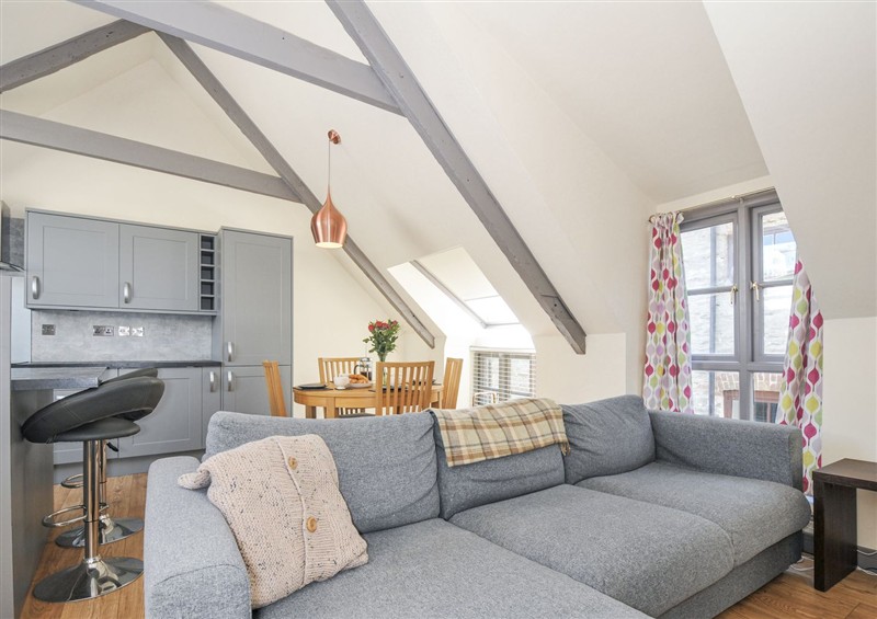 Relax in the living area at Beach Retreat, Looe