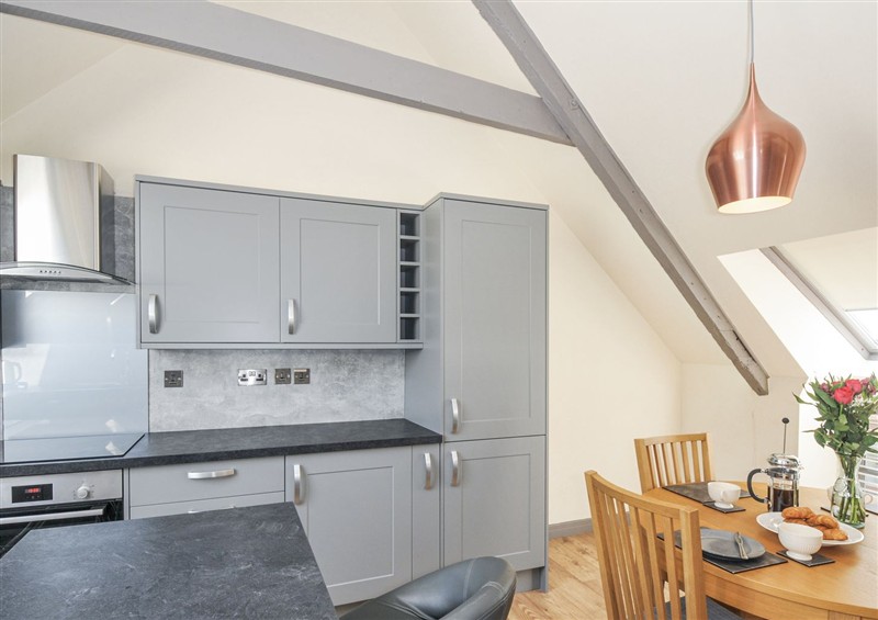 The kitchen at Beach Retreat, Looe