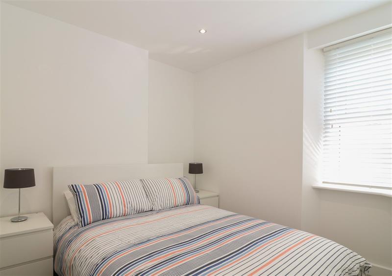One of the 2 bedrooms at Beach Rose, Teignmouth