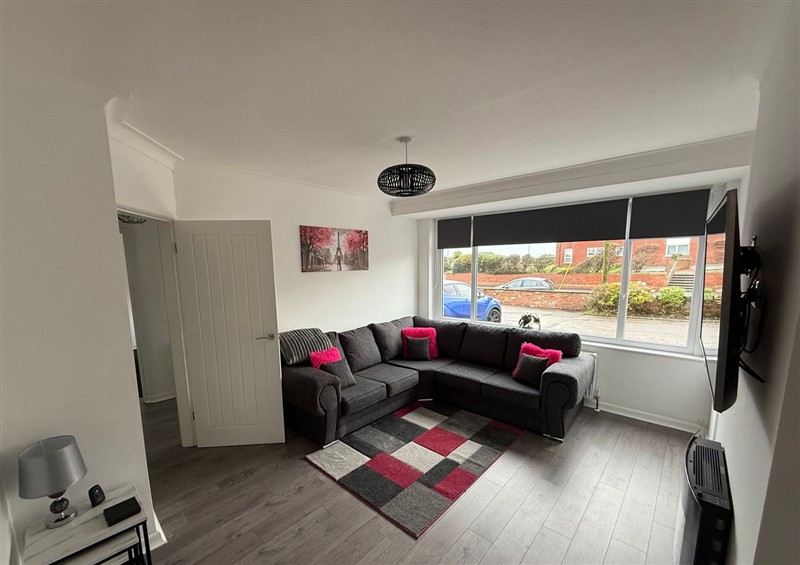 The living area at Beach Side Bungalow, Lytham St. Annes