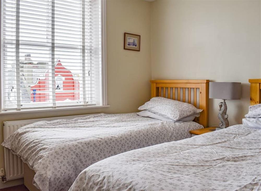 Twin bedroom at Beach Side in Whitby, North Yorkshire