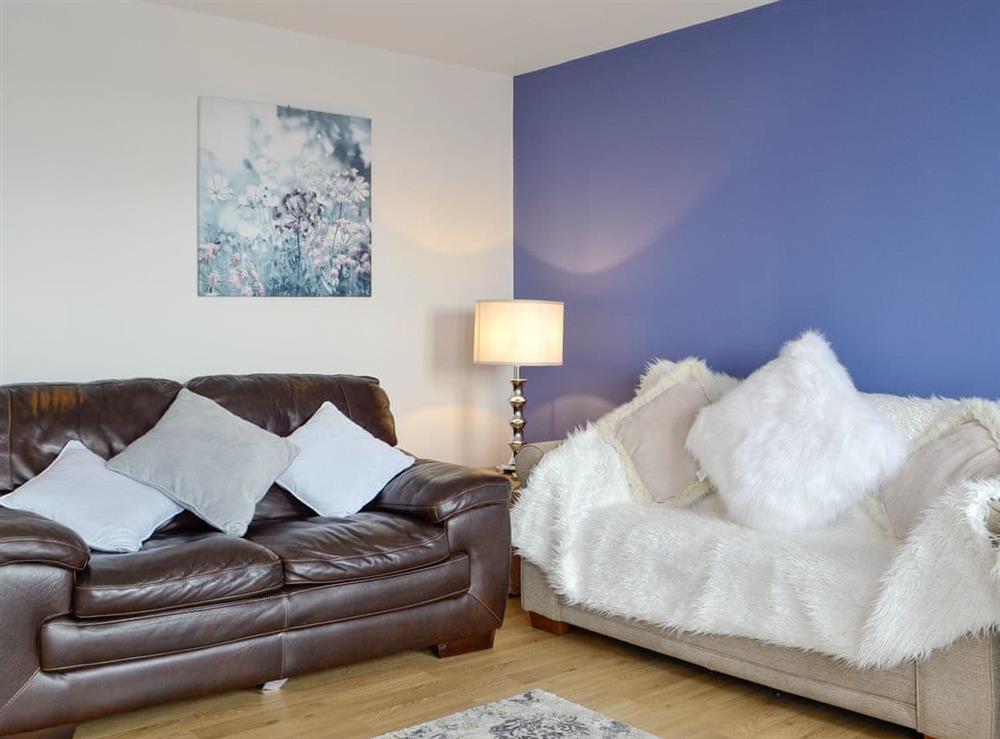 Comfy seating within living room at Beach View in Aberavon, near Port Talbot, Glamorgan, West Glamorgan