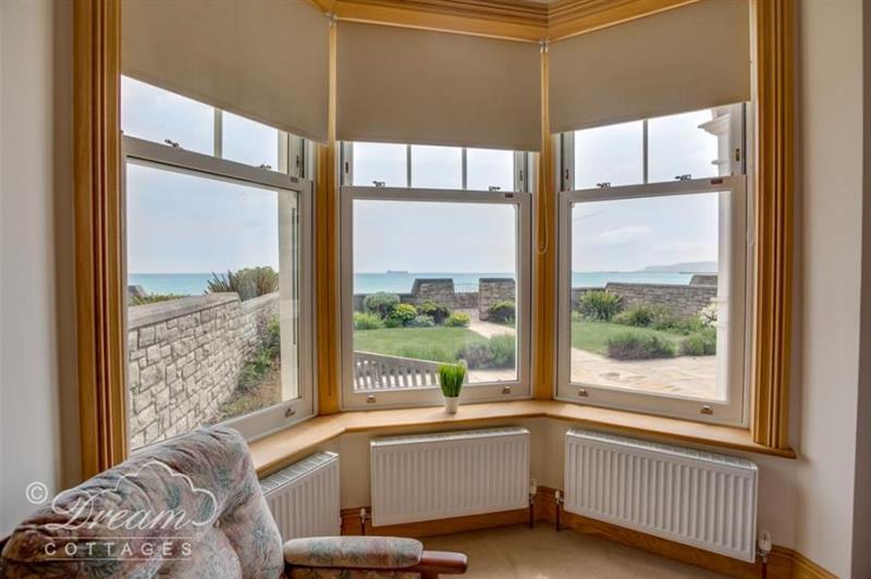 Views from inside at Beach View Apartment 2, Weymouth, Dorset