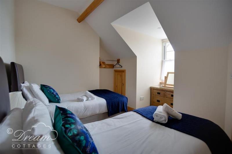 Twin bedroom at Beach View Apartment 4, Weymouth, Dorset