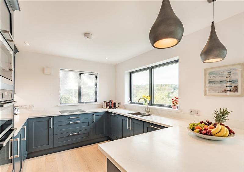 The kitchen at Beach View, Combe Martin