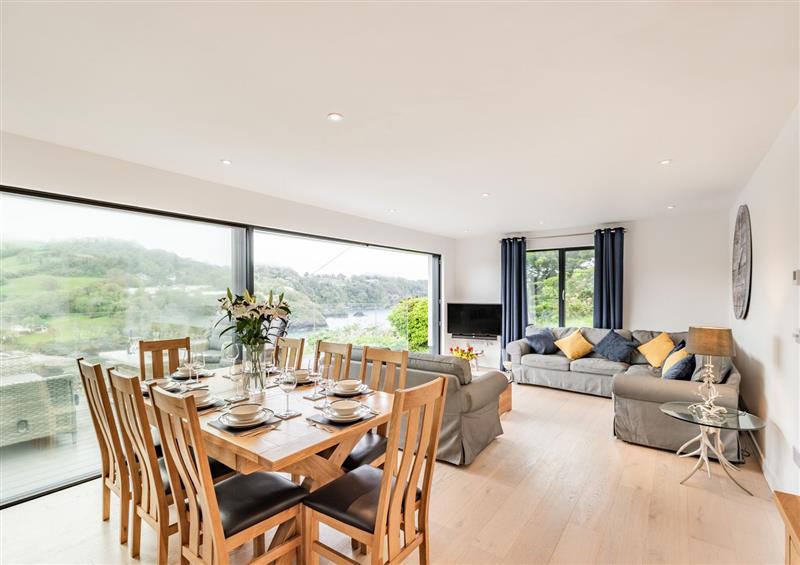 The living area at Beach View, Combe Martin