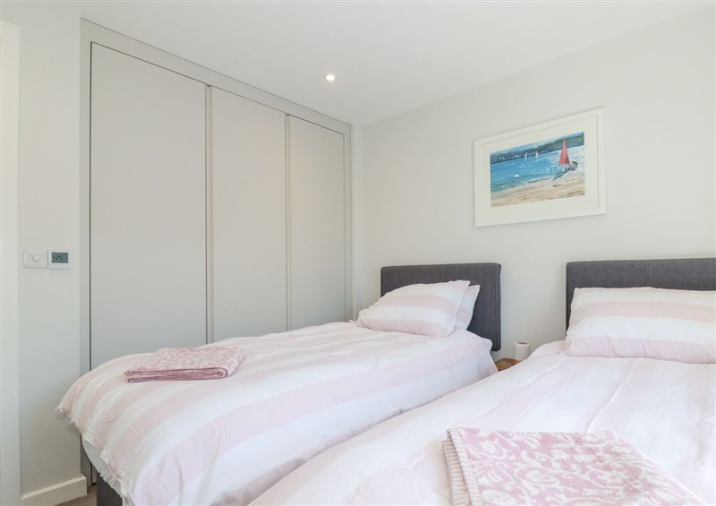One of the bedrooms at Beach View Fistral, Newquay