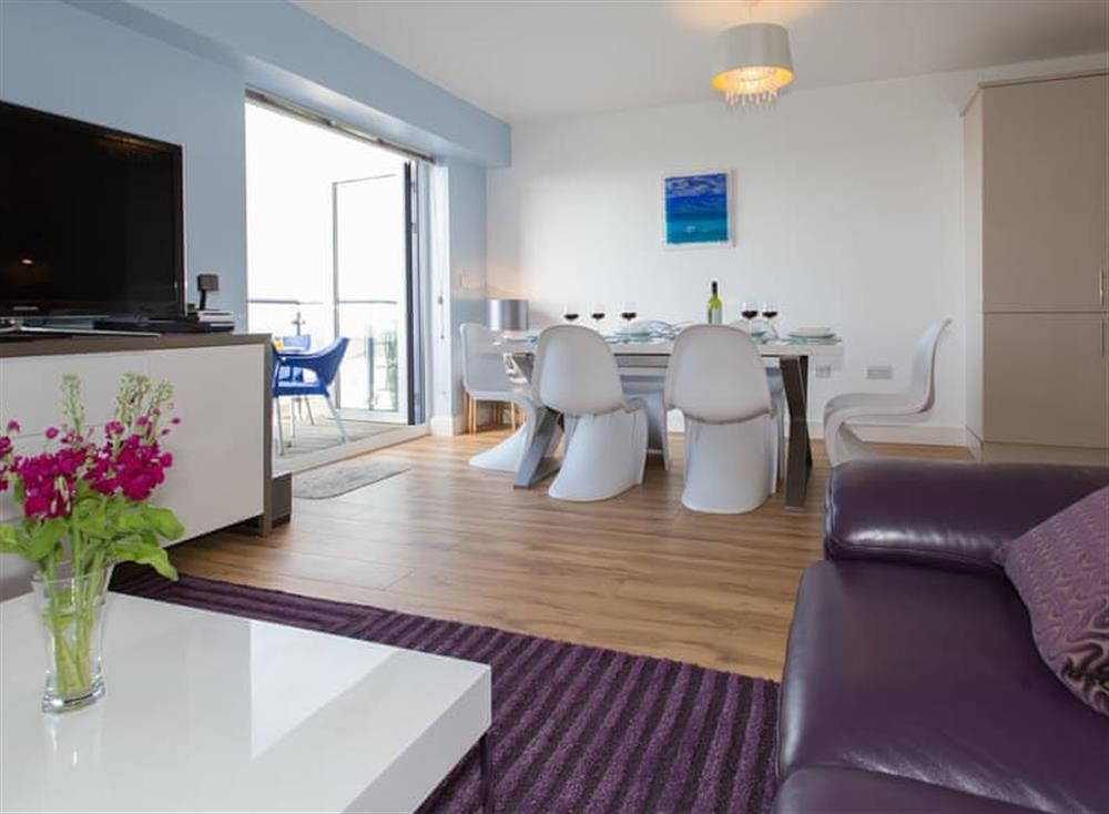 Open plan living space (photo 2) at Beach View, Ocean 1 in North Cornwall, Newquay