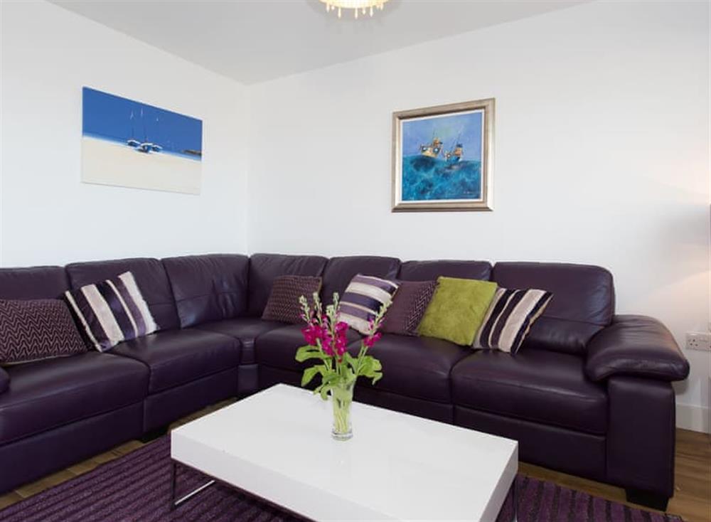 Open plan living space (photo 4) at Beach View, Ocean 1 in North Cornwall, Newquay