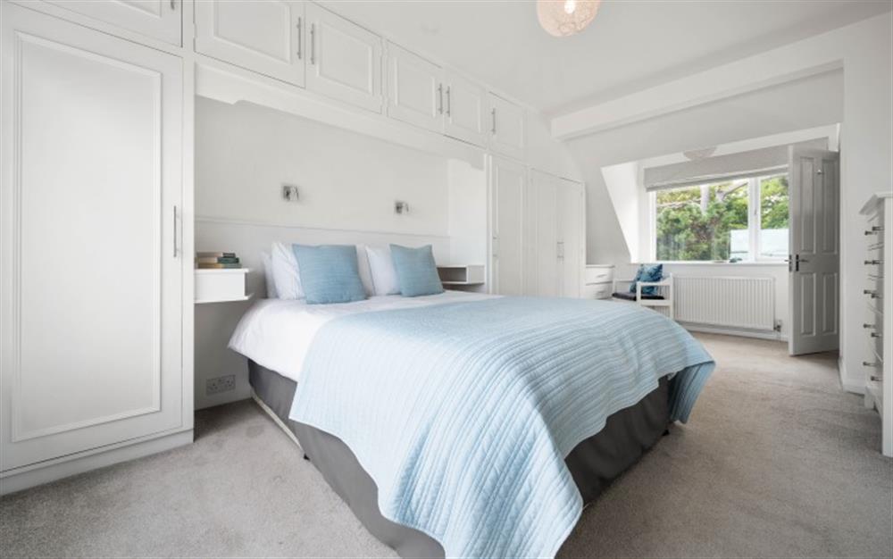 This is a bedroom at Beach View in Sandbanks