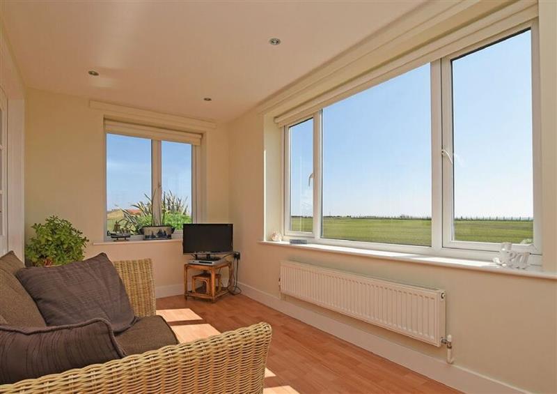 The living room at Beach View, Seahouses